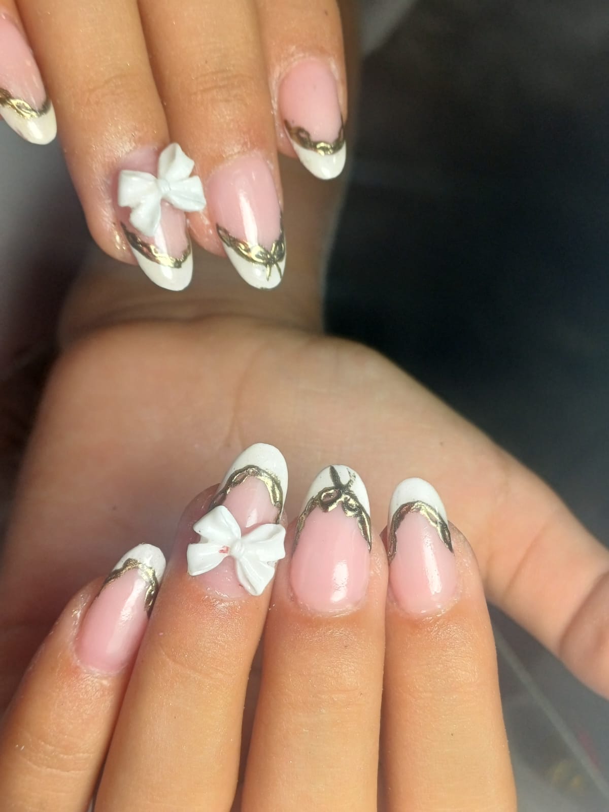 Diseño con efecto espejo - Andrea Nails