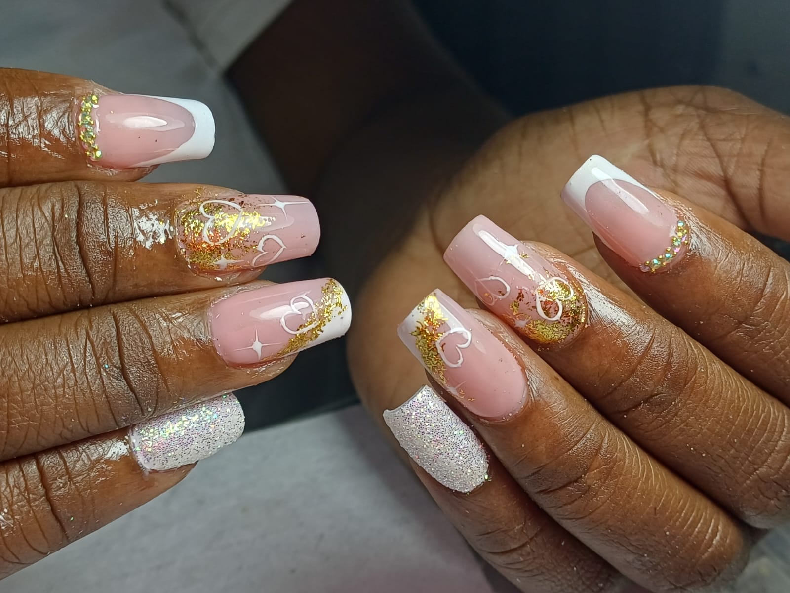 Acrílico natural elegante - Andrea Nails